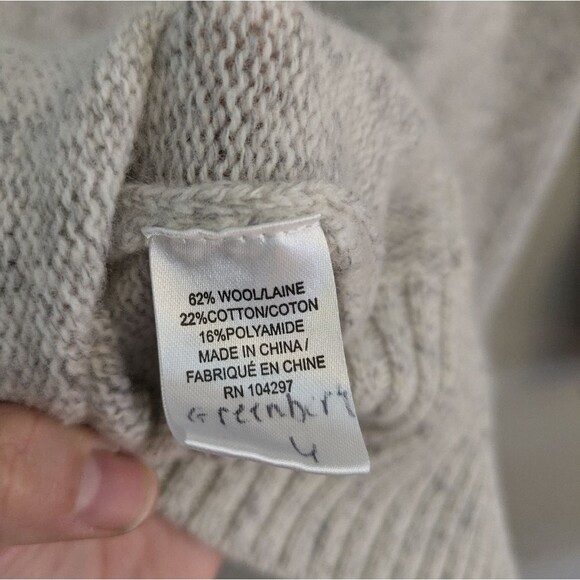 Milly Wool Turtleneck Sweater Dress Size S - Picture 4 of 5